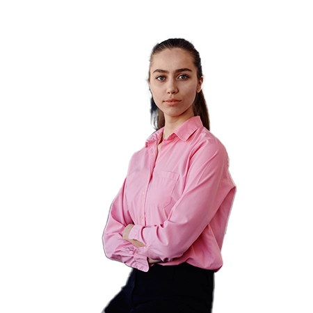 Portrait of a business woman in a creative open space coworking startup office